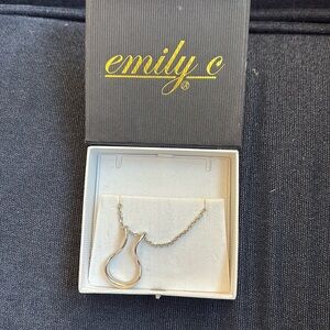 Emily C Jewelry The Drop Ring Holder Necklace